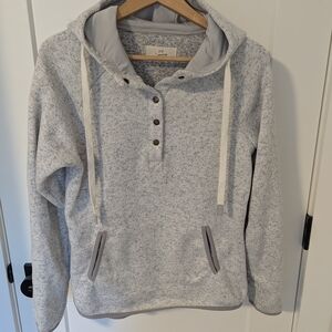 Thread & Supply Heather Gray Fleece Pullover